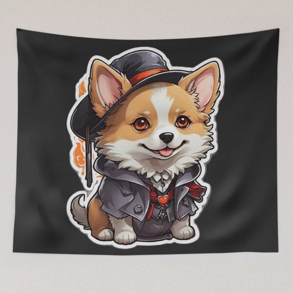Item preview, Autumn pup, Welsh Corgi designed and sold by DBPauwels.