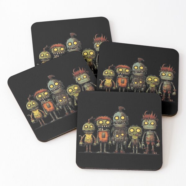 Item preview, Frankenstein's Children Funny Creepy Robots designed and sold by Digitalio.
