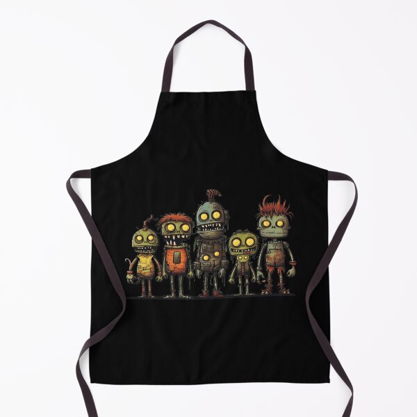 Item preview, Frankenstein's Children Funny Creepy Robots designed and sold by Digitalio.