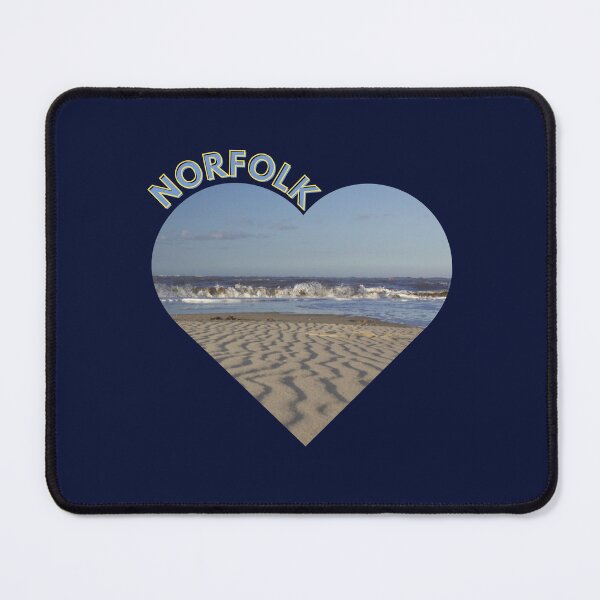 Item preview, Norfolk Heart Beach Photo print designed and sold by MyriadNorfolk.