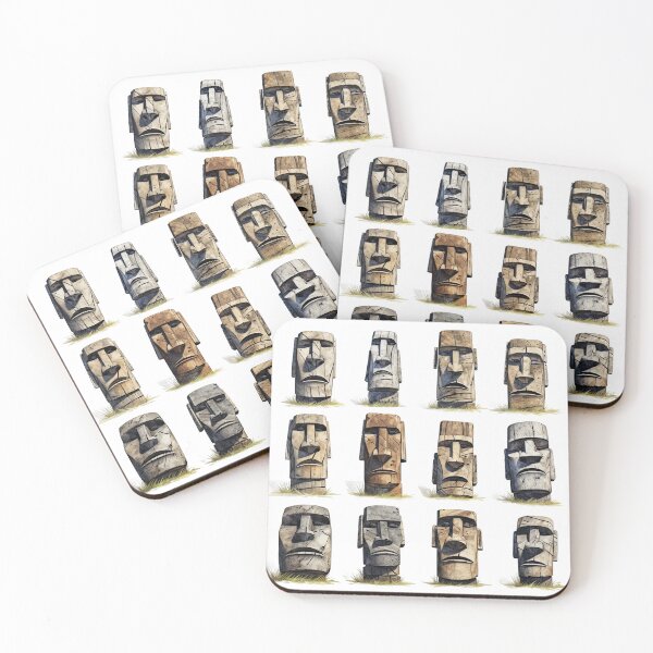 Item preview, Easter Island Heads designed and sold by HistHero.