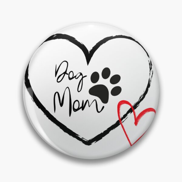 Item preview, Dog Mom with Heart designed and sold by gleefulme.
