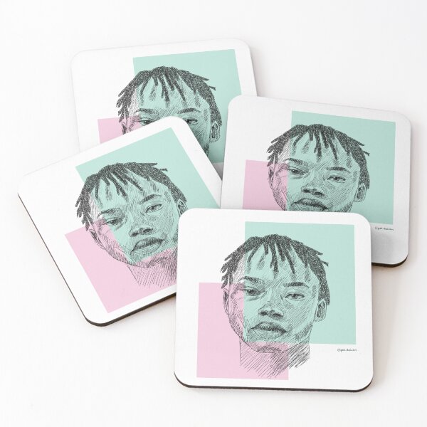 Item preview, Green and pink boy print designed and sold by Giselle-art.