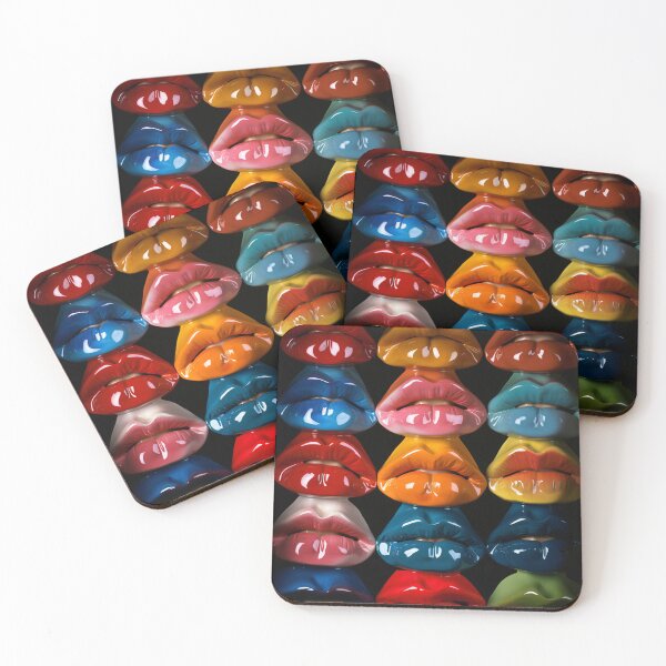 Item preview, Multilips, creepy mosaic artwork designed and sold by silent-violin.
