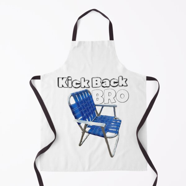 Item preview, Kick Back Bro, Retro Lawn Chair, Vintage Metal Lawn Chair designed and sold by BubbaCommerce.