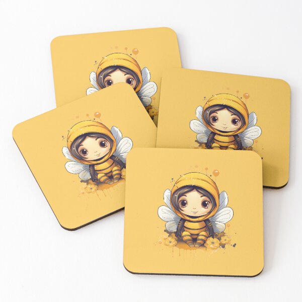 Item preview, Cute little hunny bee as cartoon style designed and sold by Trendy-Artistry.