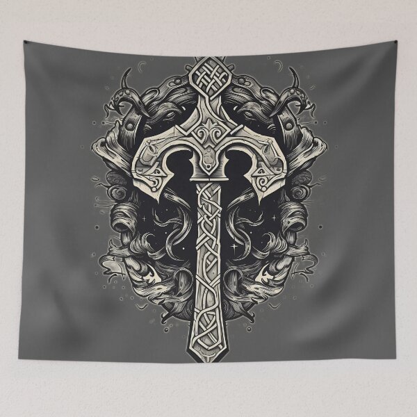 Item preview, “Viking Warrior: Legendary Weapons” designed and sold by Art-Vortex-fr.