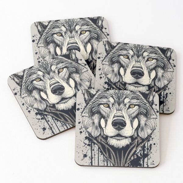 Item preview,  Abstract Wolf Face  designed and sold by CraftMiller.