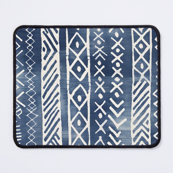 Item preview, Indigo Blue Mudcloth Pattern designed and sold by trajeado14.