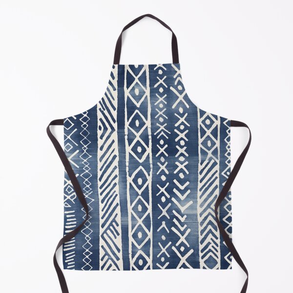 Item preview, Indigo Blue Mudcloth Pattern designed and sold by trajeado14.