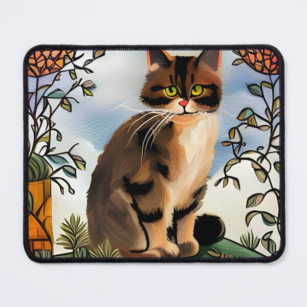 Item preview, Kittie in the Flowers 2 designed and sold by Reclining Buddha Cat.