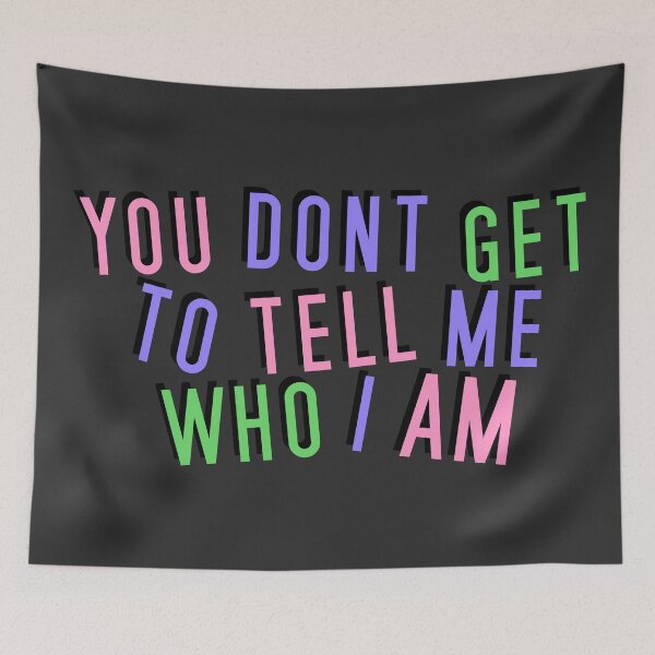 Item preview, Trigender | YOU DON'T GET TO TELL ME WHO I AM designed and sold by Vira Magnus Layton.