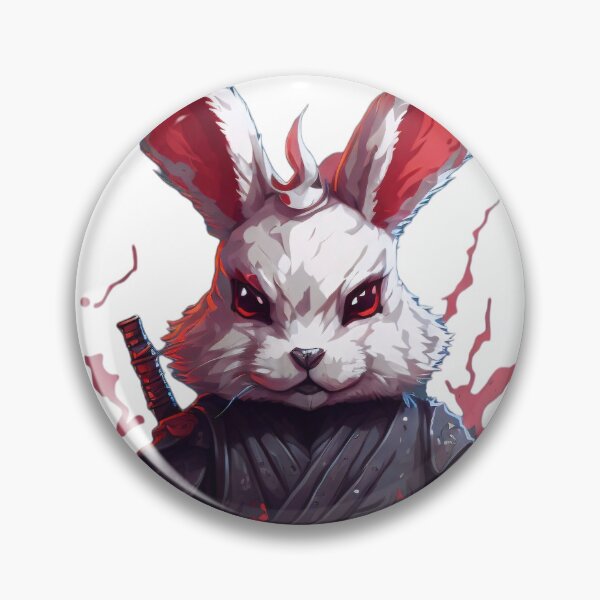 Item preview, Rabbit ninja imperial warrior 6 designed and sold by RabbitPrints.