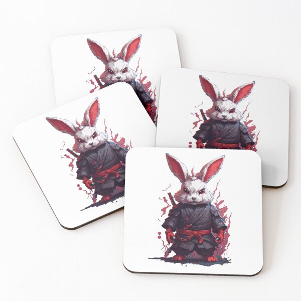 Item preview, Rabbit ninja imperial warrior 6 designed and sold by RabbitPrints.