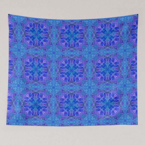 Item preview, Minty Blue Purple Days designed and sold by Annette Marionneaux Stevenson.