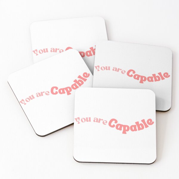 Item preview, You are Capable pink designed and sold by teacherpeiyuan.