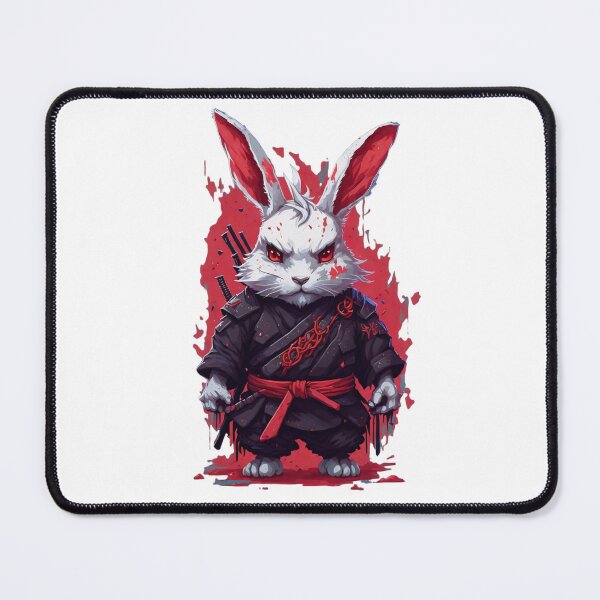 Item preview, Rabbit ninja imperial warrior 7 designed and sold by RabbitPrints.