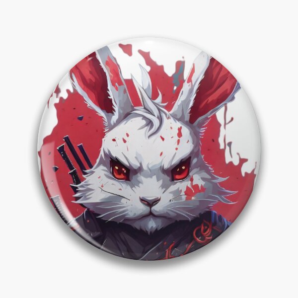 Item preview, Rabbit ninja imperial warrior 7 designed and sold by RabbitPrints.