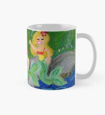 Retro Sixties Mermaid Grotto Painting Mug