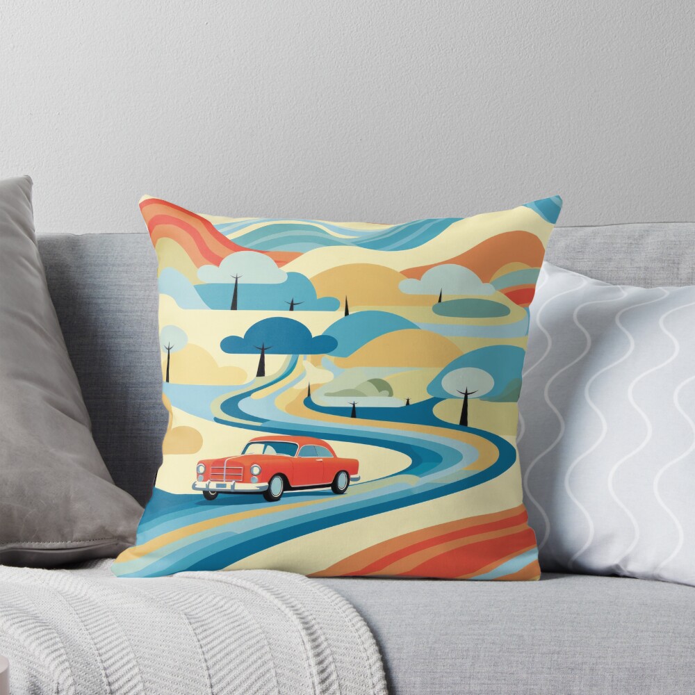 Item preview, Throw Pillow designed and sold by MagicColorPrint.