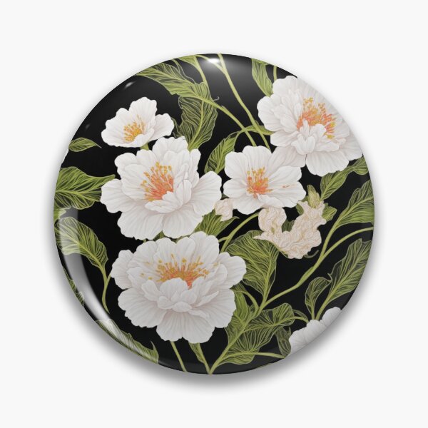 Item preview, Japanese flowers 22. Digital watercolor. designed and sold by DoodleLandShop.