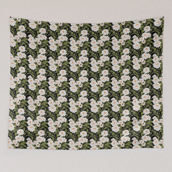Item preview, Japanese flowers 22. Digital watercolor. designed and sold by DoodleLandShop.