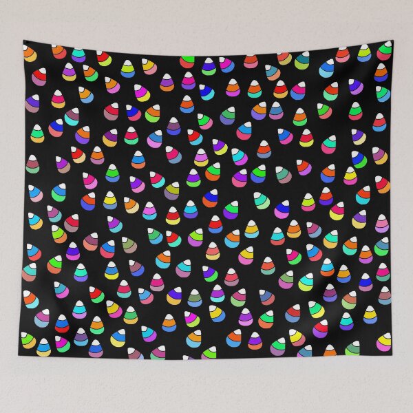 Item preview, Halloween Rainbow Candy Corn Pattern designed and sold by Deborah Camp.