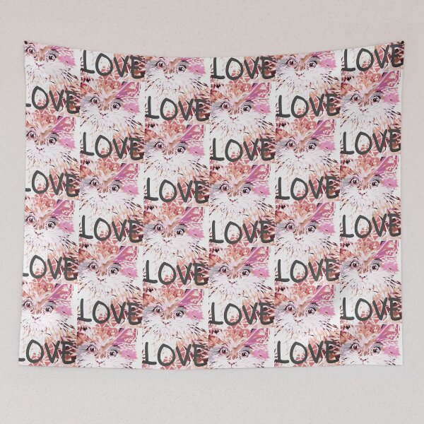 Item preview, Cat Love Polygon Art designed and sold by gleefulme.