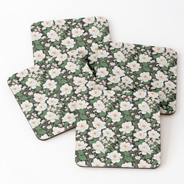 Item preview, Japanese flowers 24. Digital watercolor. designed and sold by DoodleLandShop.