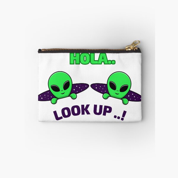 Item preview, Hola... Look Up..! Two Aliens Peeking Halloween Design designed and sold by RK-Artist.