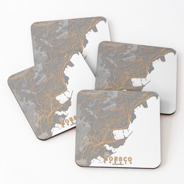 Item preview, Monaco City Map - Bauhaus designed and sold by deMAP.