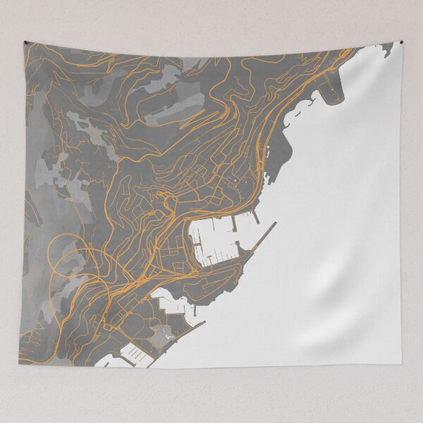 Item preview, Monaco City Map - Bauhaus designed and sold by deMAP.