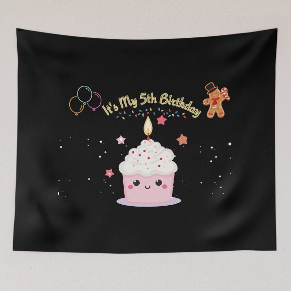 Item preview, Kids It's My 5th Birthday 5 designed and sold by vaggleTown.