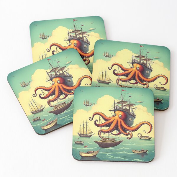 Item preview, The Flying DutchOctopus. designed and sold by Giulivo Store Graphic.