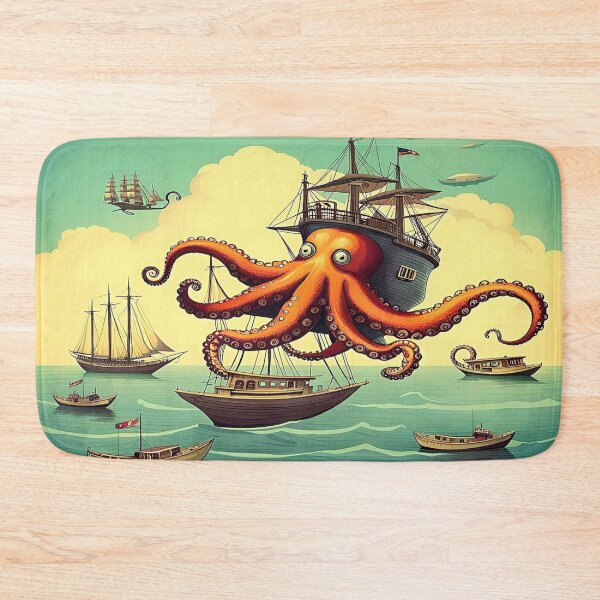 Item preview, The Flying DutchOctopus. designed and sold by Giulivo Store Graphic.