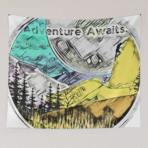 Item preview, Adventure Awaits Climbing designed and sold by gleefulme.