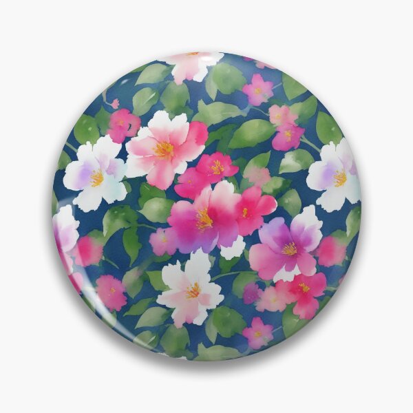 Item preview, Japanese flowers 26. Digital watercolor. designed and sold by DoodleLandShop.
