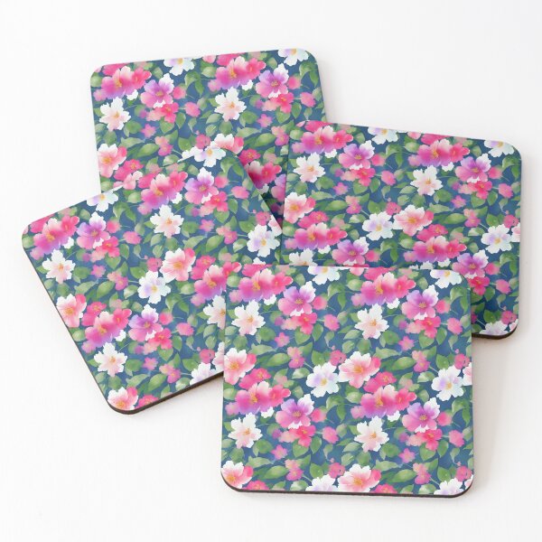 Item preview, Japanese flowers 26. Digital watercolor. designed and sold by DoodleLandShop.