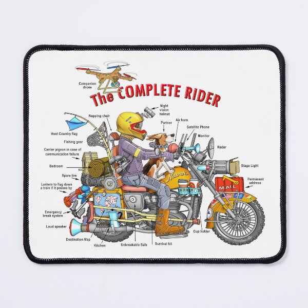 Item preview, The Complete Rider Funny T-shirt designed and sold by Shlomo Cohen.