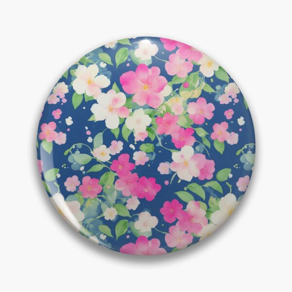 Item preview, Japanese flowers 27. Digital watercolor. designed and sold by DoodleLandShop.