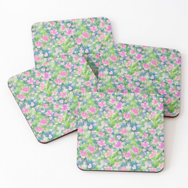 Item preview, Japanese flowers 28. Digital watercolor. designed and sold by DoodleLandShop.