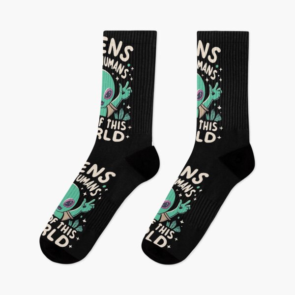 Item preview, Cute Green Alien İnvades World UFO Humor designed and sold by Psycho-Crazy.