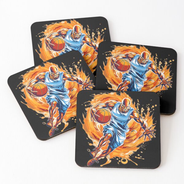 Item preview, “Dynamic Basketball Cartoon” designed and sold by Art-Vortex-fr.