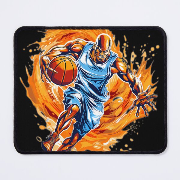 Item preview, “Dynamic Basketball Cartoon” designed and sold by Art-Vortex-fr.