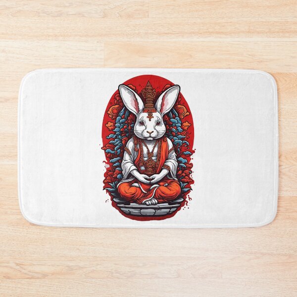 Item preview, Buddhist rabbit from Tibet 4 designed and sold by RabbitPrints.