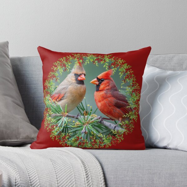 Cardinal best sale throw pillow