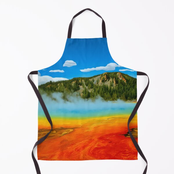 Aperçu de l'œuvre Illustration du grand geyser prismatique du parc de Yellowstone créée et vendue par CreativePanoply.