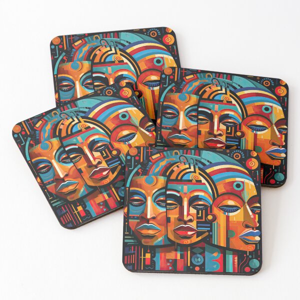 Item preview, African Tribe Bauhaus Design designed and sold by ArtificialGenes.