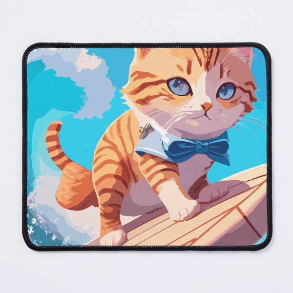 Item preview, cat surfing designed and sold by Lion-ZG21.