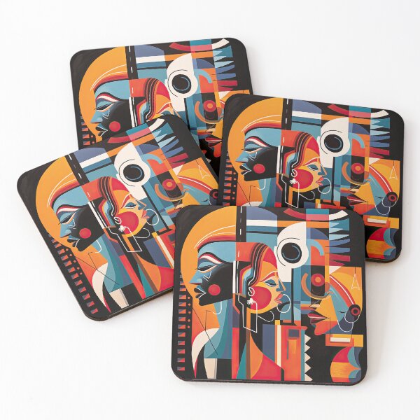 Item preview, African Tribe Bauhaus Design designed and sold by ArtificialGenes.